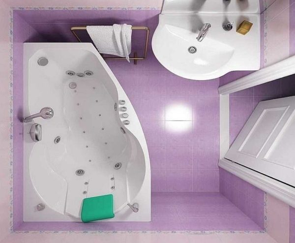 Особенности планировки ванной 2-3 квадратных метра