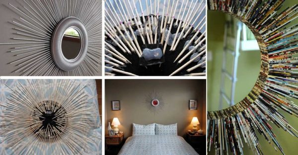 Самостоятельное декорирование зеркала Самостоятельное декорирование зеркала