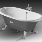 Габариты ванны: стальной, чугунной, акриловой