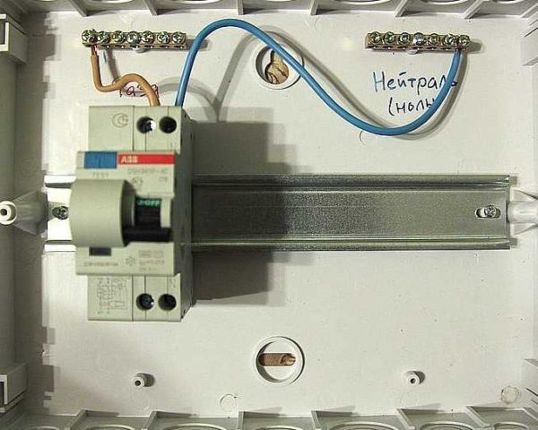 Как подключить дифференциальный автомат