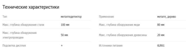 Детектор (индикатор) скрытой проводки