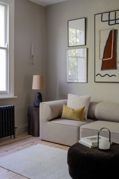 Модные современные штрихи в интерьерах викторианского дома в Лондоне