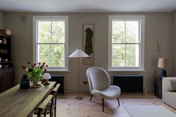 Модные современные штрихи в интерьерах викторианского дома в Лондоне