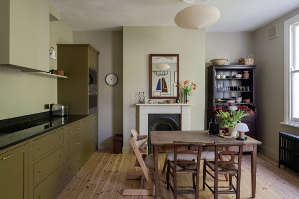 Модные современные штрихи в интерьерах викторианского дома в Лондоне