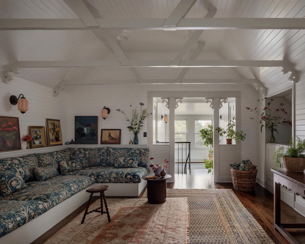 Нежные оттенки зелёного и серого в дизайне красивого дома в Портленде Нежные оттенки зелёного и серого в дизайне красивого дома в Портленде