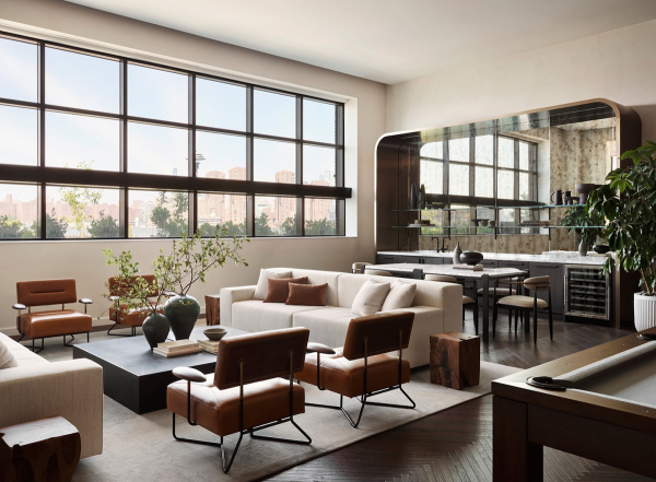 Постиндустриальная роскошь апартаментов в Нью-Йорке Постиндустриальная роскошь апартаментов в Нью-Йорке