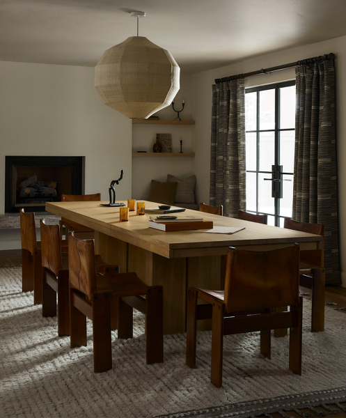 Приглушенные интерьеры горного дома в штате Юта Приглушенные интерьеры горного дома в штате Юта