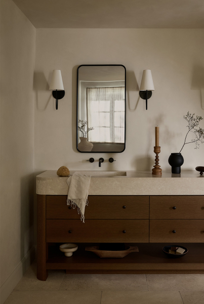 Приглушенные интерьеры горного дома в штате Юта Приглушенные интерьеры горного дома в штате Юта