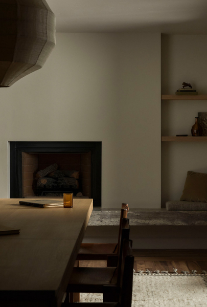 Приглушенные интерьеры горного дома в штате Юта Приглушенные интерьеры горного дома в штате Юта