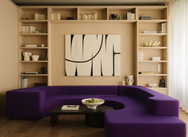 Современное искусство и дизайнерская мебель: квартира в Берлине