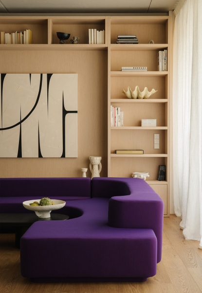Современное искусство и дизайнерская мебель: квартира в Берлине
