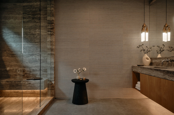 Теплый современный дизайн одноэтажной виллы на холме в Калифорнии Теплый современный дизайн одноэтажной виллы на холме в Калифорнии