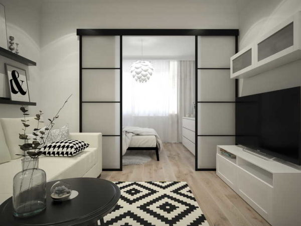 Как обустроить спальню-гостиную Как обустроить спальню-гостиную