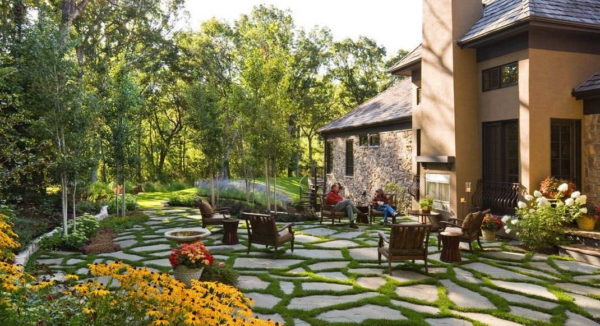 Обустройство придомовой территории частного дома — создаем свой дизайн