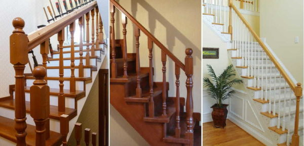Как установить балясины и столбы на лестницу Как установить балясины и столбы на лестницу