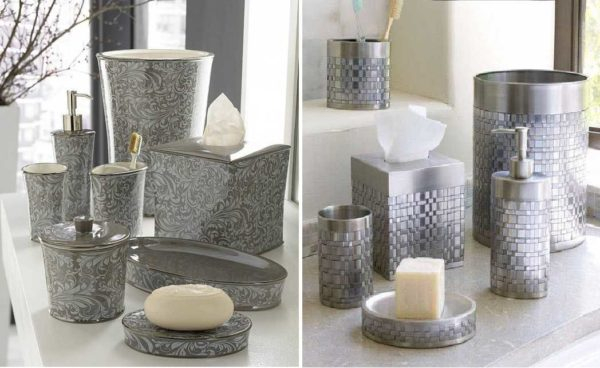 Подбираем аксессуары для ванной (48 фото)