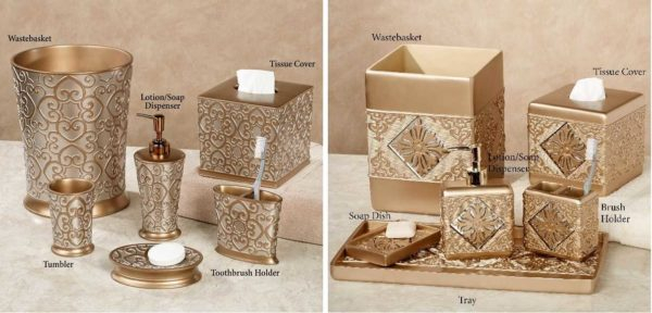 Подбираем аксессуары для ванной (48 фото)