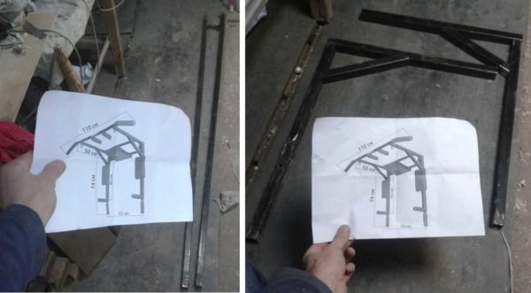 Домашний турник своими руками: чертежи, схемы, фото