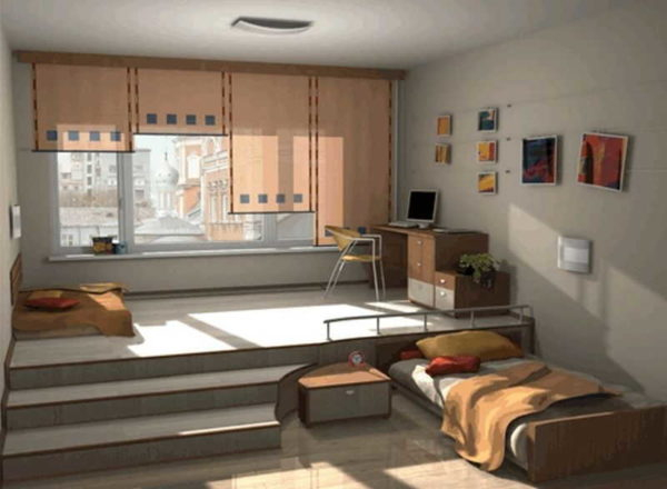 Как обустроить спальню-гостиную Как обустроить спальню-гостиную