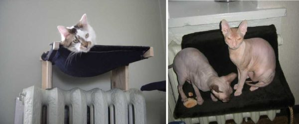 Кошачий домик своими руками