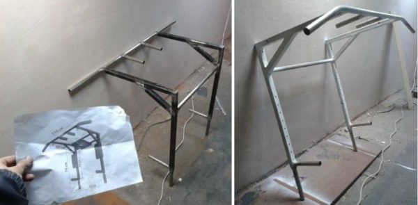 Домашний турник своими руками: чертежи, схемы, фото