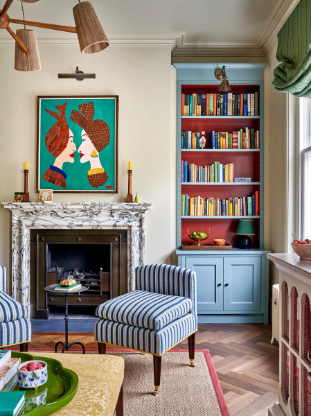 Яркие краски вернули к жизни этот старинный таунхаус в Лондоне Яркие краски вернули к жизни этот старинный таунхаус в Лондоне