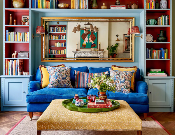 Яркие краски вернули к жизни этот старинный таунхаус в Лондоне Яркие краски вернули к жизни этот старинный таунхаус в Лондоне