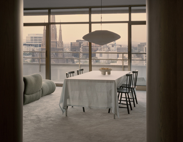 Мягкость и нежность минималистичного интерьера в Мельбурне Мягкость и нежность минималистичного интерьера в Мельбурне