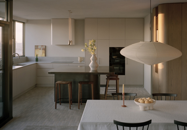 Мягкость и нежность минималистичного интерьера в Мельбурне Мягкость и нежность минималистичного интерьера в Мельбурне