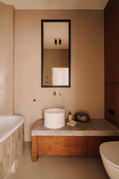 Тёплый современный интерьер для молодой семьи в Варшаве Тёплый современный интерьер для молодой семьи в Варшаве