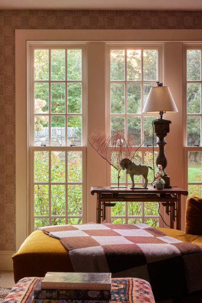 Уютные интерьеры дома в стиле греческого возрождения в тихом пригороде Нью-Йорка Уютные интерьеры дома в стиле греческого возрождения в тихом пригороде Нью-Йорка