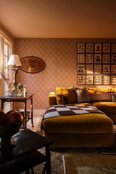 Уютные интерьеры дома в стиле греческого возрождения в тихом пригороде Нью-Йорка Уютные интерьеры дома в стиле греческого возрождения в тихом пригороде Нью-Йорка