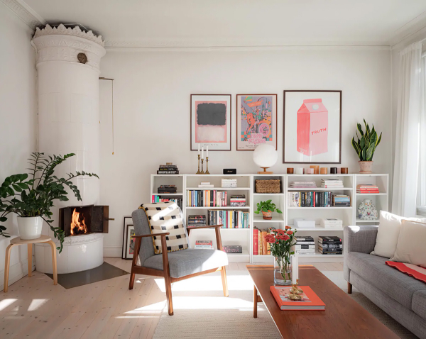 Залитая солнцем квартира в Швеции с ярким декором и кантри нотками Залитая солнцем квартира в Швеции с ярким декором и кантри нотками