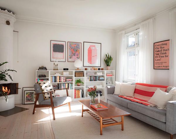 Залитая солнцем квартира в Швеции с ярким декором и кантри нотками Залитая солнцем квартира в Швеции с ярким декором и кантри нотками