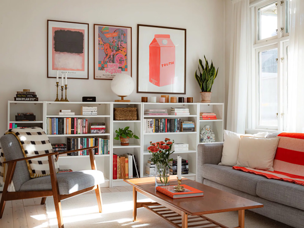 Залитая солнцем квартира в Швеции с ярким декором и кантри нотками Залитая солнцем квартира в Швеции с ярким декором и кантри нотками