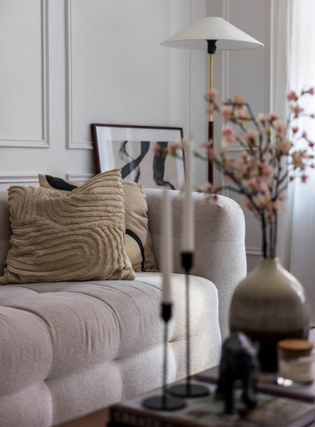 Белая, элегантная, с камином: квартира в Мальмё (75 кв. м) Белая, элегантная, с камином: квартира в Мальмё (75 кв. м)