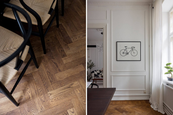 Белая, элегантная, с камином: квартира в Мальмё (75 кв. м) Белая, элегантная, с камином: квартира в Мальмё (75 кв. м)