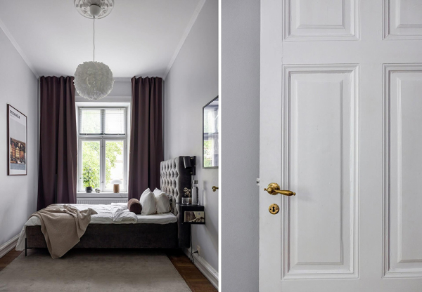 Белая, элегантная, с камином: квартира в Мальмё (75 кв. м) Белая, элегантная, с камином: квартира в Мальмё (75 кв. м)