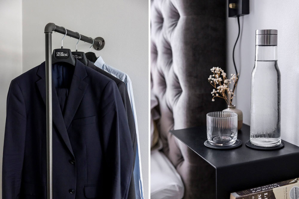 Белая, элегантная, с камином: квартира в Мальмё (75 кв. м) Белая, элегантная, с камином: квартира в Мальмё (75 кв. м)