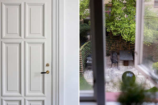 Белая, элегантная, с камином: квартира в Мальмё (75 кв. м) Белая, элегантная, с камином: квартира в Мальмё (75 кв. м)