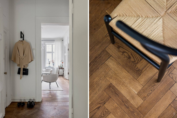 Белая, элегантная, с камином: квартира в Мальмё (75 кв. м) Белая, элегантная, с камином: квартира в Мальмё (75 кв. м)