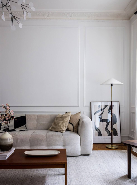 Белая, элегантная, с камином: квартира в Мальмё (75 кв. м) Белая, элегантная, с камином: квартира в Мальмё (75 кв. м)