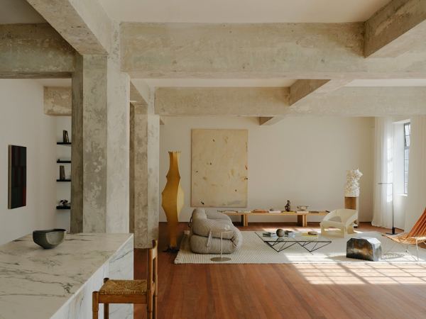 Бетон, естественный свет и японские мотивы: лофт в Сиднее Бетон, естественный свет и японские мотивы: лофт в Сиднее