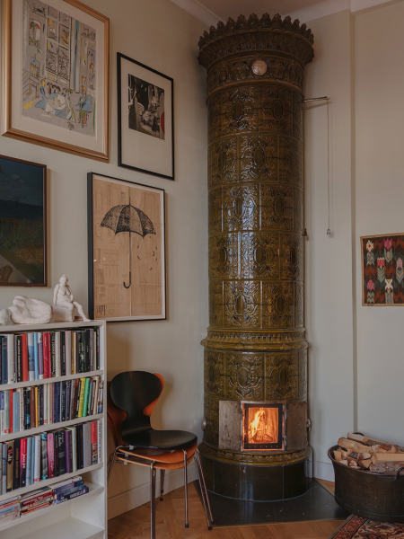 Чудесные виды на город через арочные окна: уютная квартира в Стокгольме