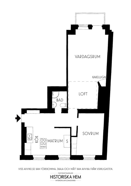 Чудесные виды на город через арочные окна: уютная квартира в Стокгольме