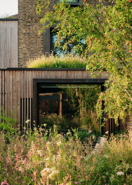 Эдвардианский дом дизайнера в Лондоне с современной пристройкой и чудесным садом