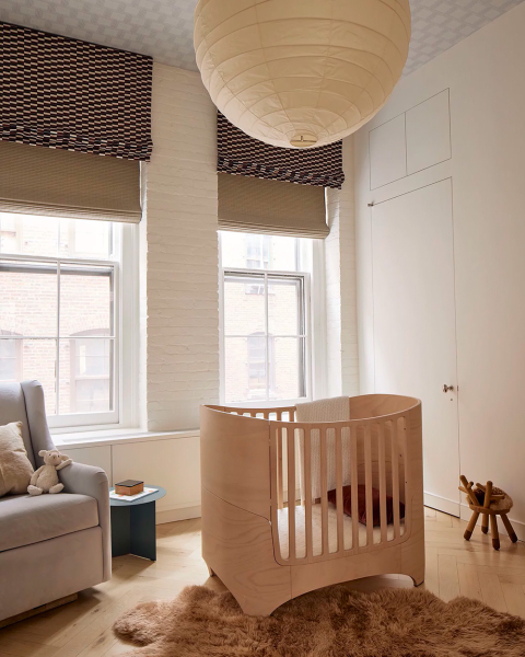 Эта современная резиденция в Нью-Йорке — результат объединения двух лофтов на разных уровнях