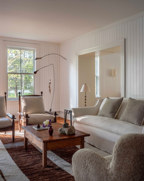 Красивое обновление старинной дачи в штате Мэн Красивое обновление старинной дачи в штате Мэн