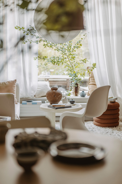 Маленькая квартира в Швеции с удлинённой планировкой и небольшой террасой (38 кв. м)