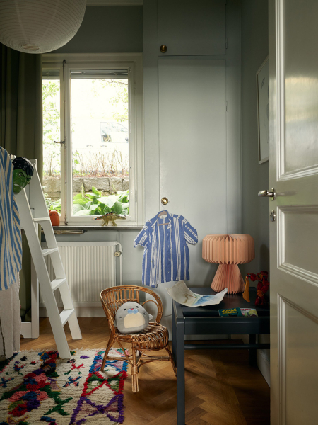 Необычная двухэтажная квартира в Стокгольме с видовой террасой